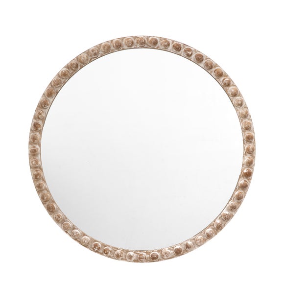 Cedar and Sage Lio Round Wall Mirror