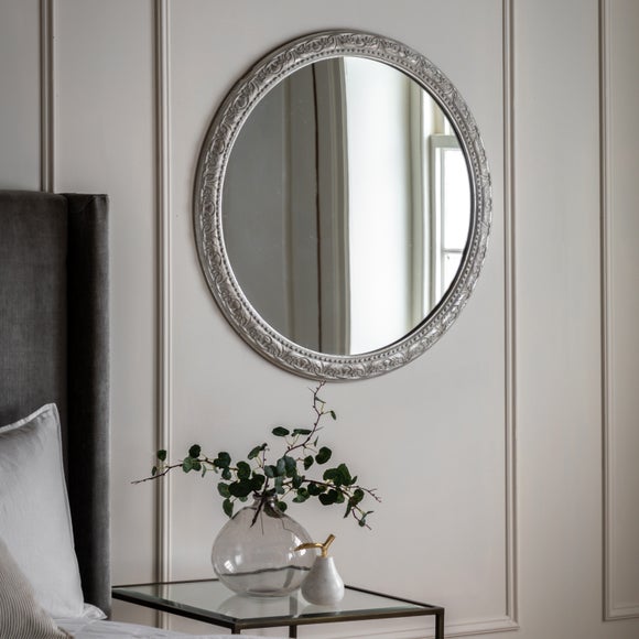 Cedar and Sage Valenza Round Wall Mirror