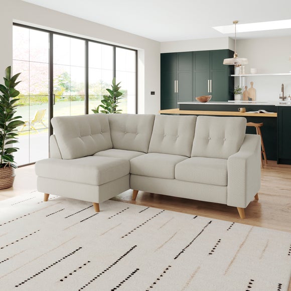 Baxter II Chenille Soft Texture Corner Chaise Sofa