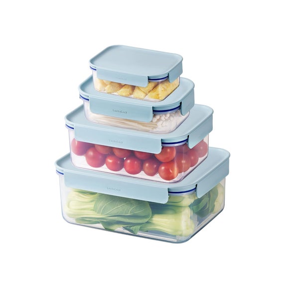 LocknLock Set of 4 Classic Plus Nesting Food Storage Containers