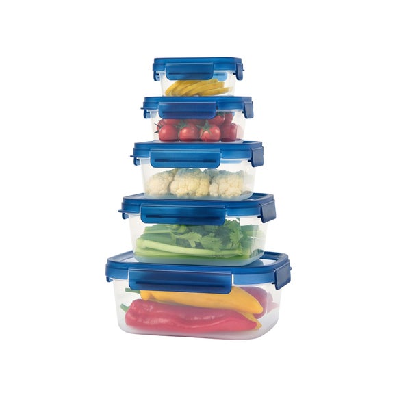 LocknLock Set of 5 NestnLock Food Containers