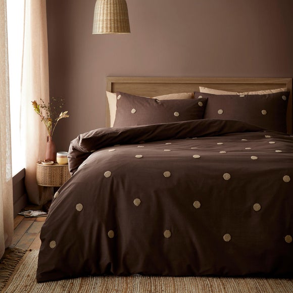 Appletree Dot 100% Cotton Duvet Cover and Pillowcase Set