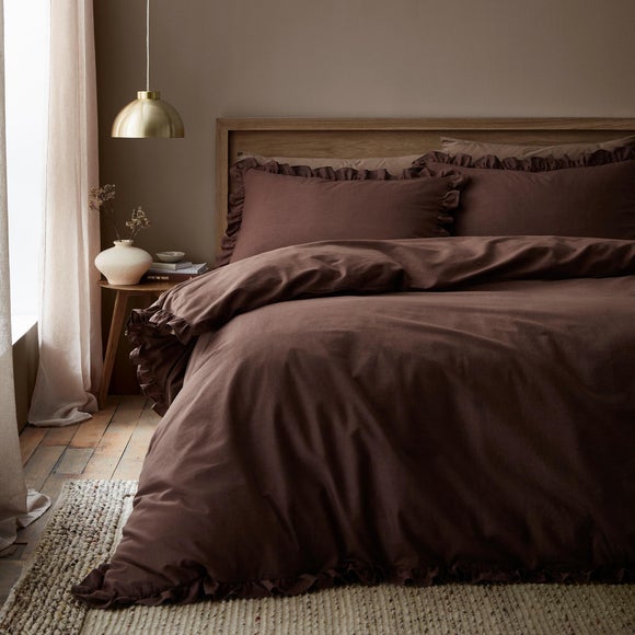 Appletree Cassia Frill 100% Cotton Duvet Cover & Pillowcase Set