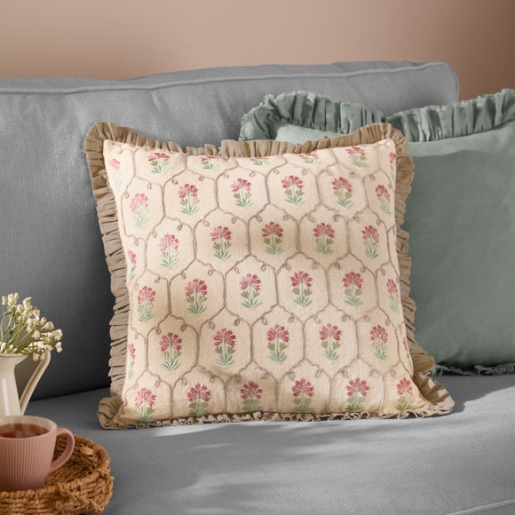 Wylder Nature Agatha Feather Square Cushion