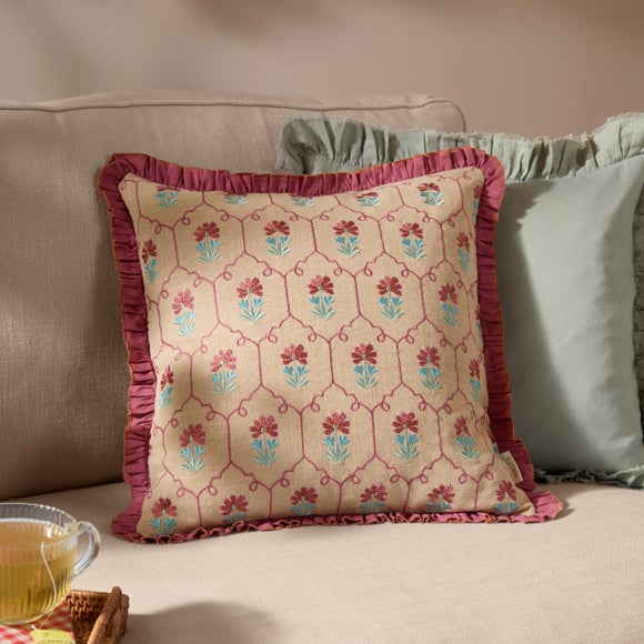 Wylder Nature Agatha Fibre Square Cushion