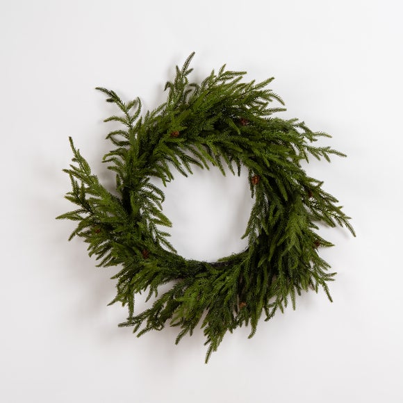 61cm Artificial Norfolk Pine Garland