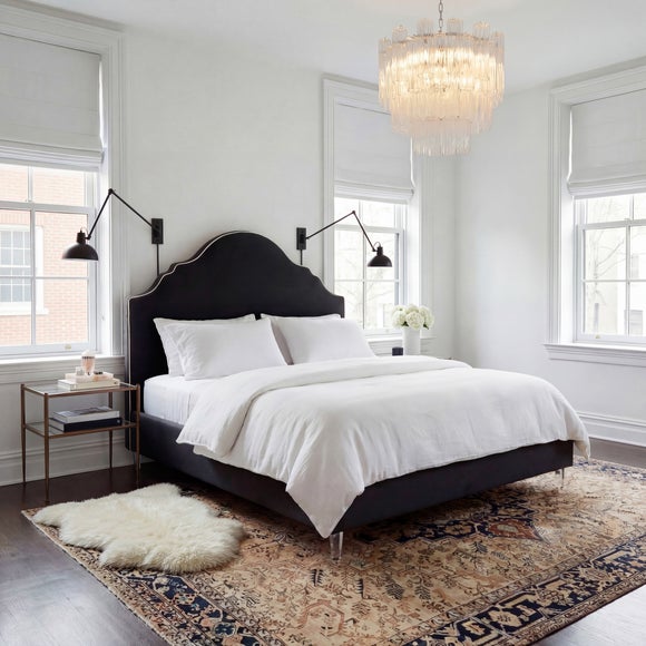 View Quince Velvet Bed Frame View Quince Velvet Bed Frame