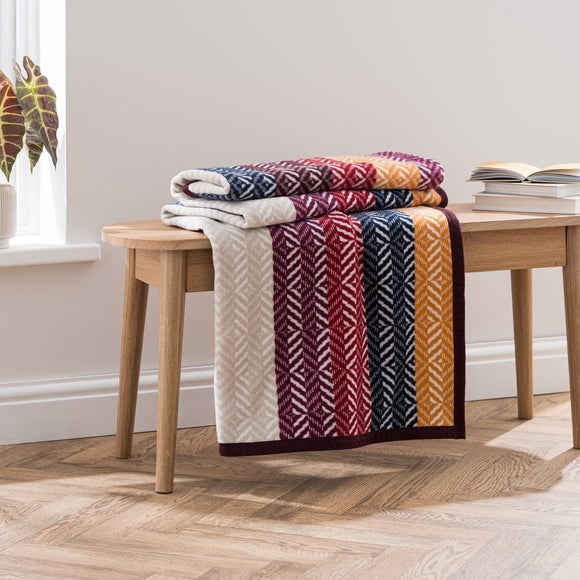 Herringbone Throw Blanket