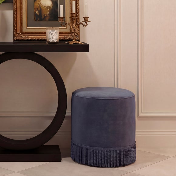 Santos Small Tassle Pouffe