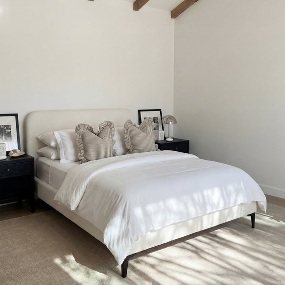 Albany Boucle Bed Frame