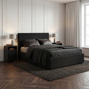 Wilder Chenille Ottoman Bed Frame