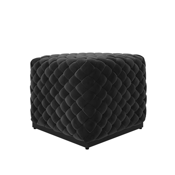 Photo 3 of Colline Small Velvet Pouffe