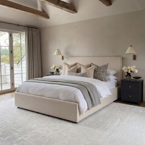 Wilder Chenille Ottoman Bed Frame