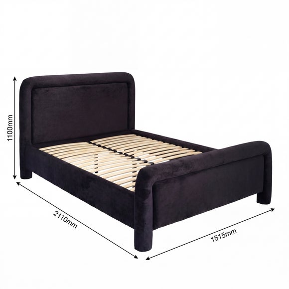 Photo 4 of Leonnie Textured Bed Frame