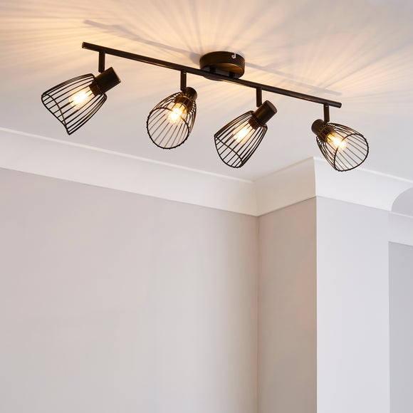 Return - Elements Jaula 4 Light Semi Flush Spotlight Bar