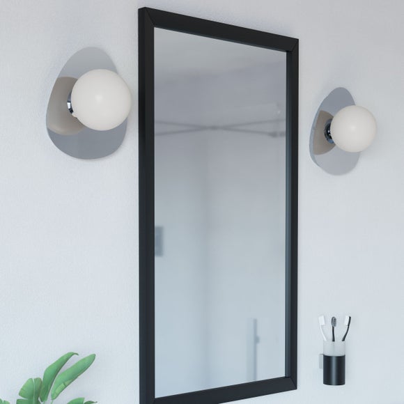 Return - EGLO Castrovido LED Bathroom Wall Light, Chrome