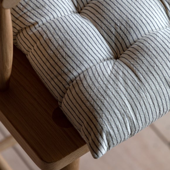 Photo 3 of Cedar & Sage Hadley Woven Stripe Seat Pad Photo 3 of Cedar & Sage Hadley Woven Stripe Seat Pad