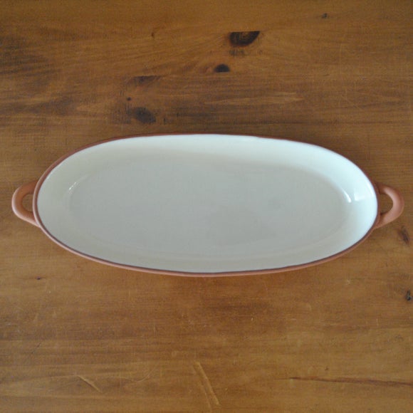Photo 1 of Sintra Glazed Terracotta Oval Baking Dish