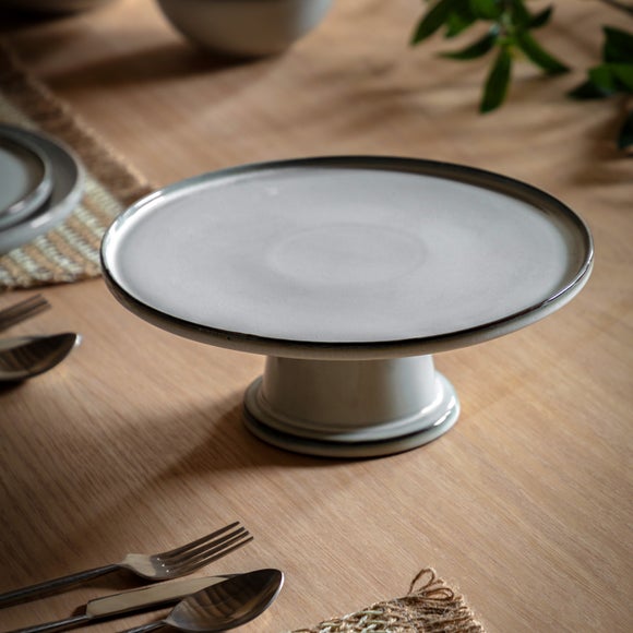 Cedar & Sage Ashford Reactive Glaze Cake Stand