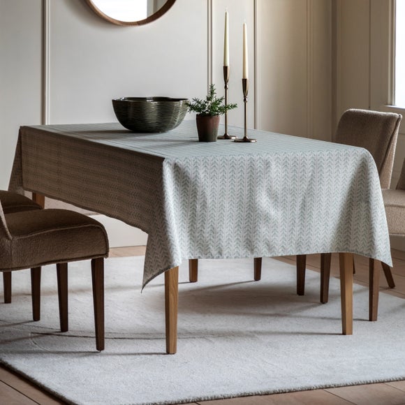 Cedar & Sage Ditsy Leaf Wipe Clean Tablecloth