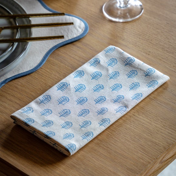 Cedar & Sage Pack of 4 Eloise Floral Stamp Napkins
