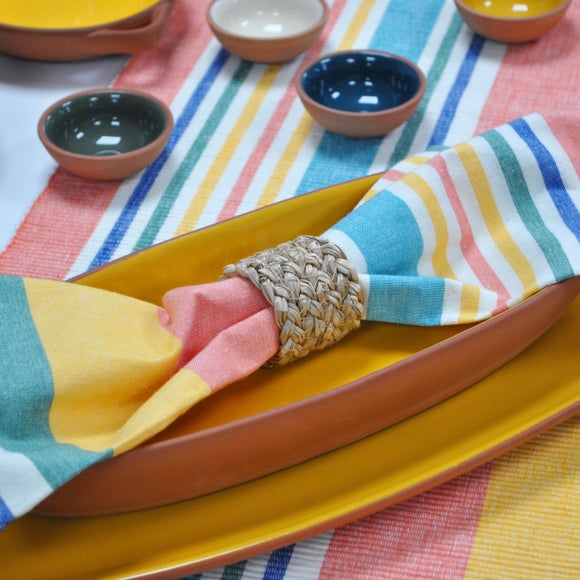 Dexam Set of 4 Sintra Seagrass Napkin Rings