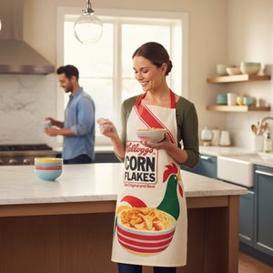 Vintage Kelloggs By Dexam Cornflakes Cockerel Adult Apron