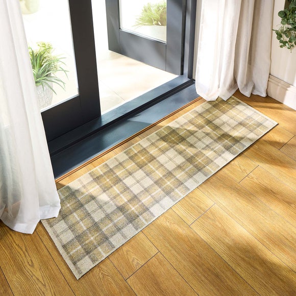 Marvel Printed Oswald Check Washable Runner