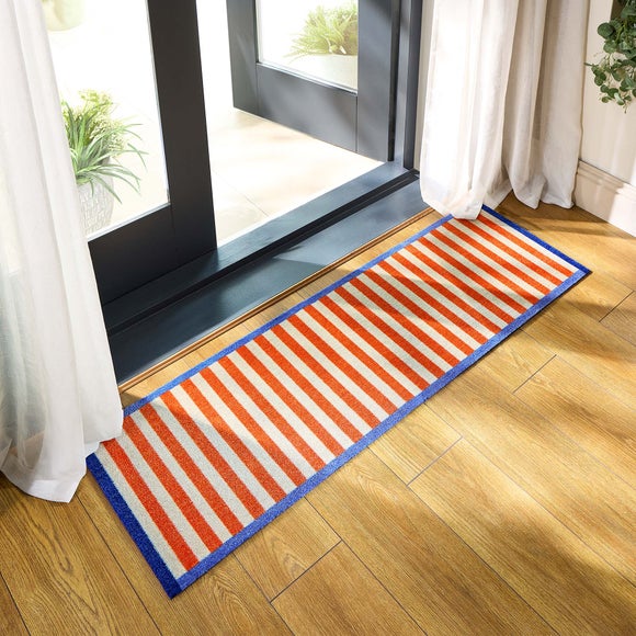 Marvel Printed Bright Stripe Border Washable Runner