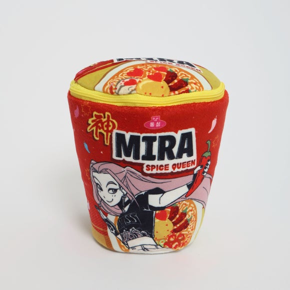 K-Pop Demon Hunters Mira Noddle Cushion and Fleece