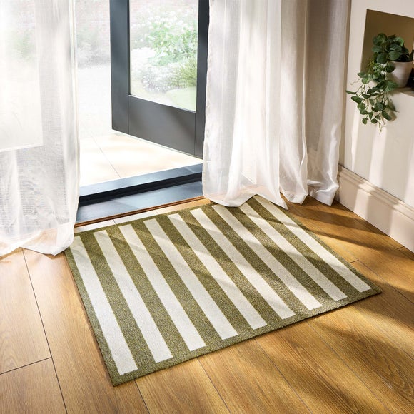 Marvel Printed Beatrice Stripe Washable Doormat
