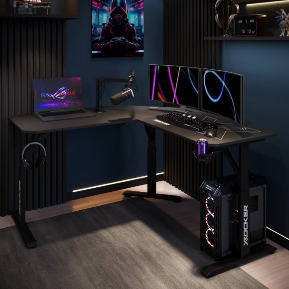 X Rocker Cougar Corner Gaming Desk
