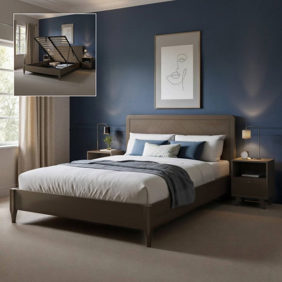 XR Living Clara Wooden Ottoman Bed Frame