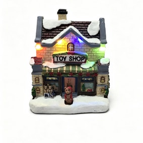 Village Toy Shop Light Up Ornament