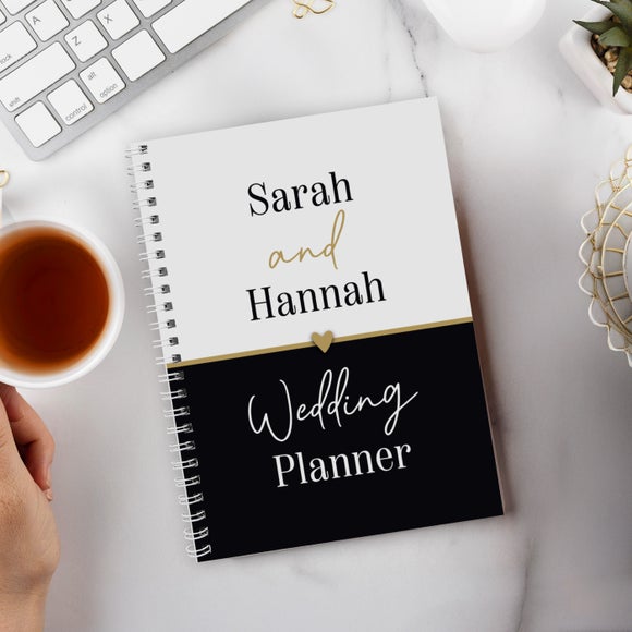 Personalised A5 Wedding Planner Notebook