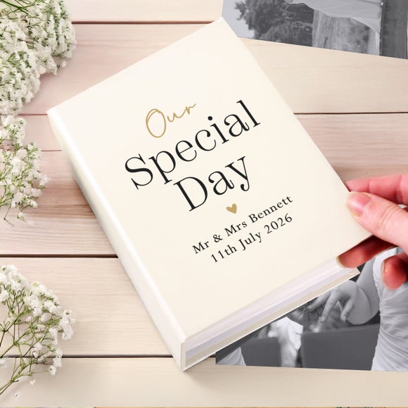 Personalised Free Text Special Day Photo Album
