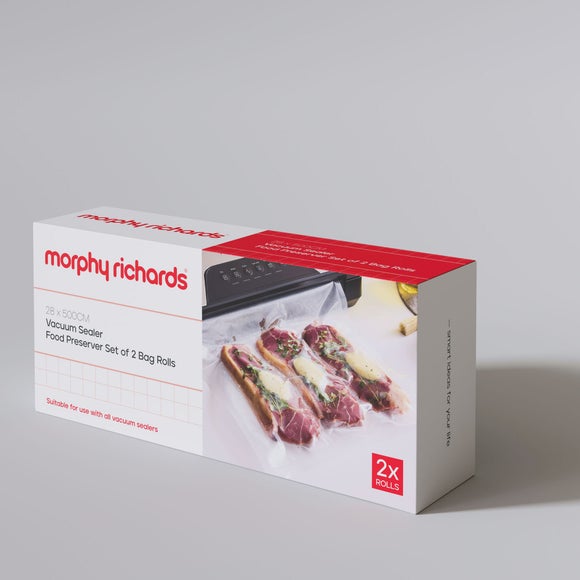 Morphy Richards Pack of 2 Customisable Vacuum Sealer Bags