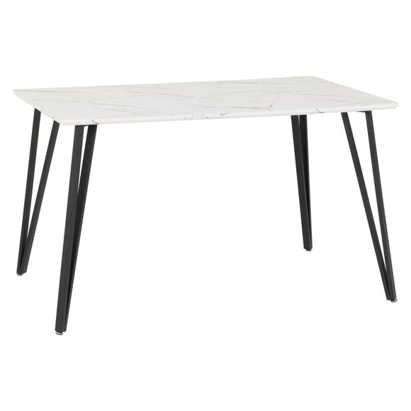 View Marlow Marble Effect Dining Table View Marlow Marble Effect Dining Table
