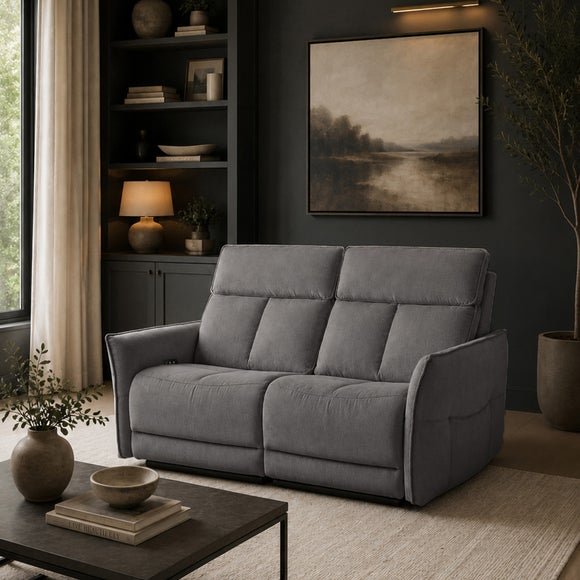 View Aspire Aston Fabric Power 2 Seater Recliner Sofa View Aspire Aston Fabric Power 2 Seater Recliner Sofa