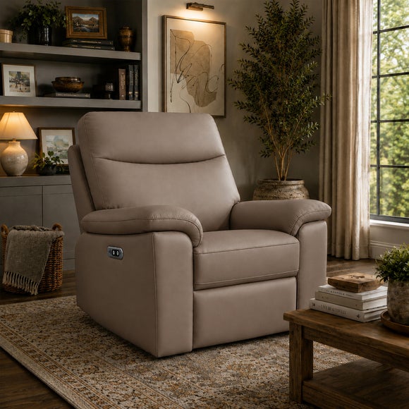 View Aspire Toronto Leather Power Recliner Armchair View Aspire Toronto Leather Power Recliner Armchair