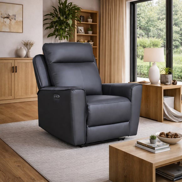 View Aspire Elmhurst Leather Power Recliner Armchair View Aspire Elmhurst Leather Power Recliner Armchair