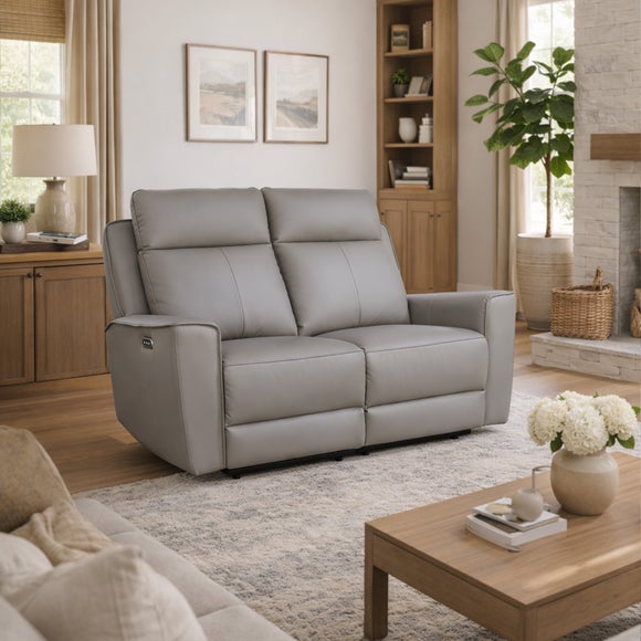 View Aspire Elmhurst Leather Power 2 Seater Recliner Sofa View Aspire Elmhurst Leather Power 2 Seater Recliner Sofa