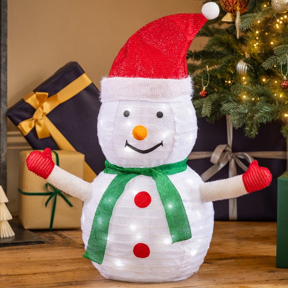 Snowman Pop Up LED Light Up Character