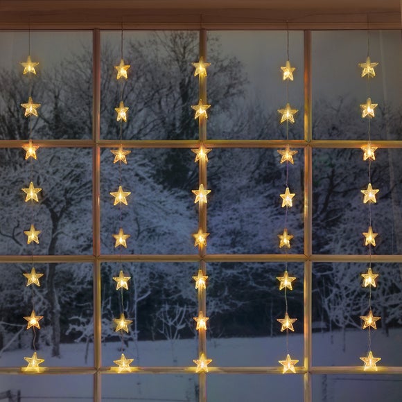 40 LED Star Curtain Lights