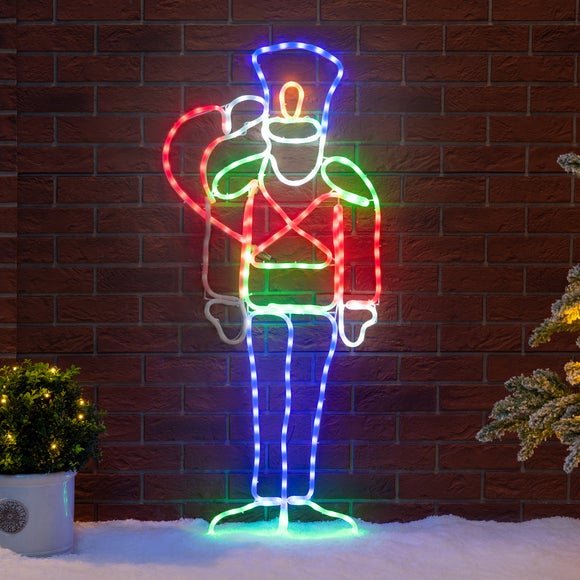 Saluting Soldier LED Rope Light