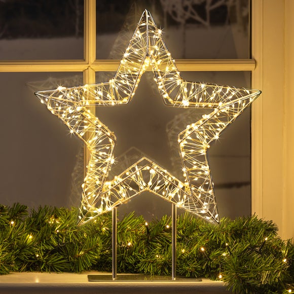 Micro LED Light Up Star With Stand