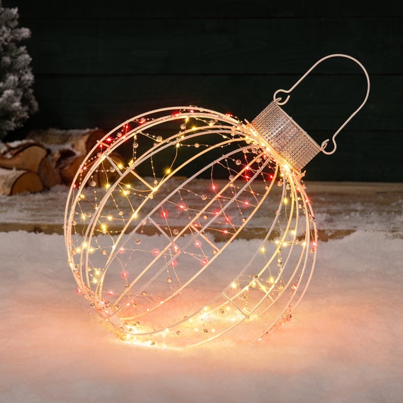3D LED Light Up Christmas Bauble