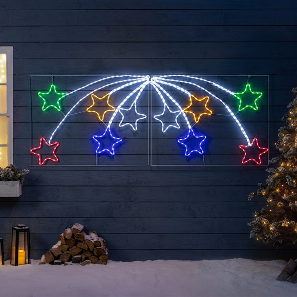 Shooting Star Scene LED Rope Light