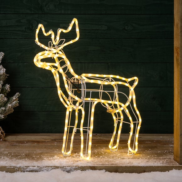 Standing Reindeer LED Rope Light