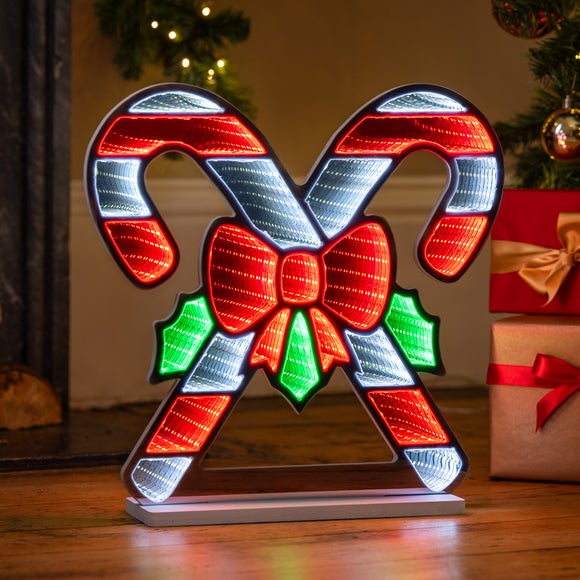 Candy Canes Infinity Tunnel LED Light